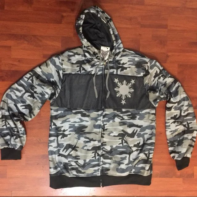 3 STARS AND SUN Camo Mens Track Jackets