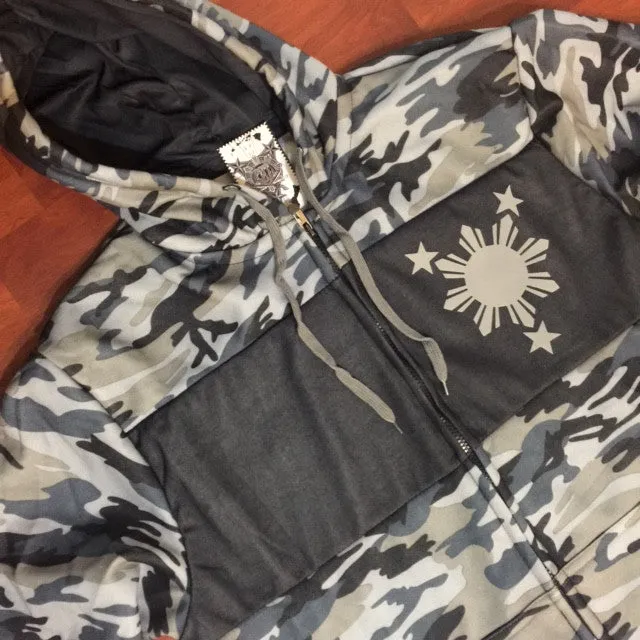 3 STARS AND SUN Camo Mens Track Jackets