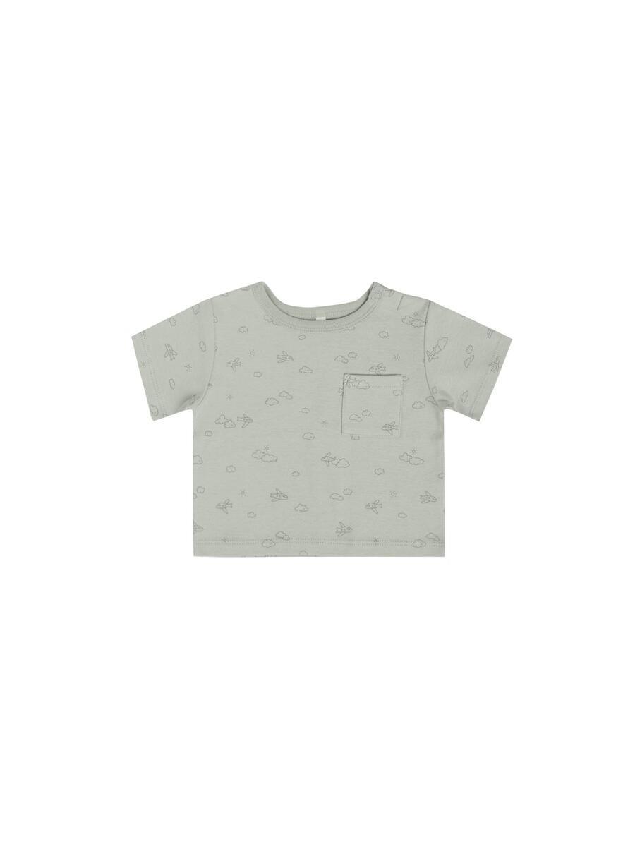 [50%OFF] boxy pocket tee | airplanes