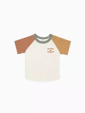 [50%OFF] Raglan tee | color block