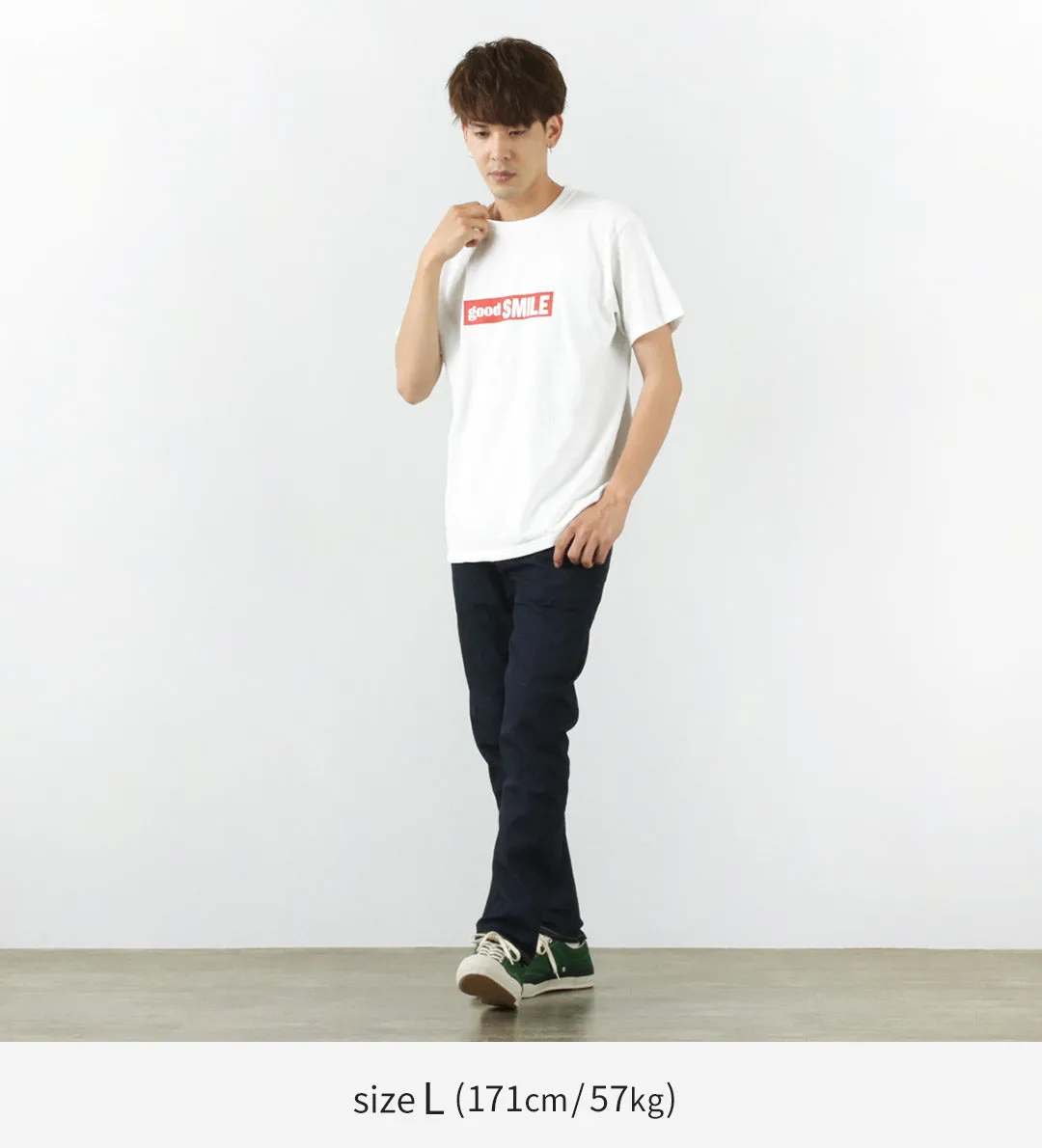 【50％OFF】GOOD ON（グッドオン） グッドスマイル Tシャツ 半袖 プリント メンズ レディース ユニセックス USAコットン綿 OLSS1215P GOOD SMILE TEE / gcp【セール】