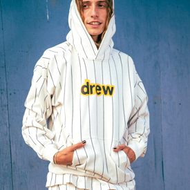 (60% Off) Drew House Secret Oversized Hoodie Pinstripe