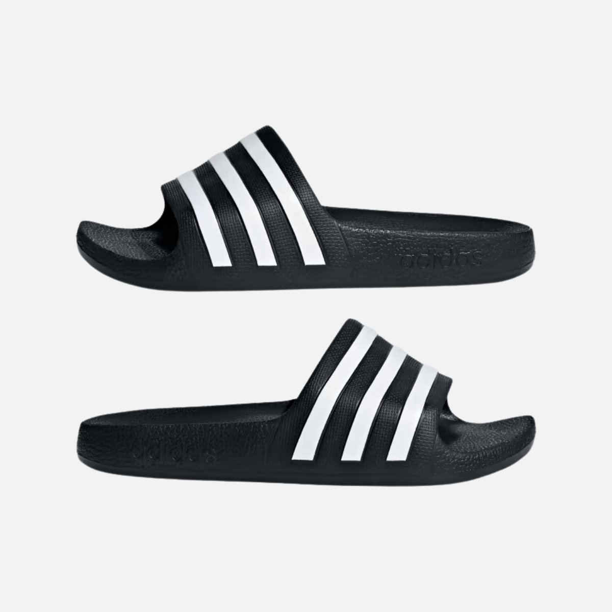 Adidas Adilette Aqua Kids Unisex Slides BOY AND GIRL (4-16 YEAR) -Core Black/Cloud White/Core Black