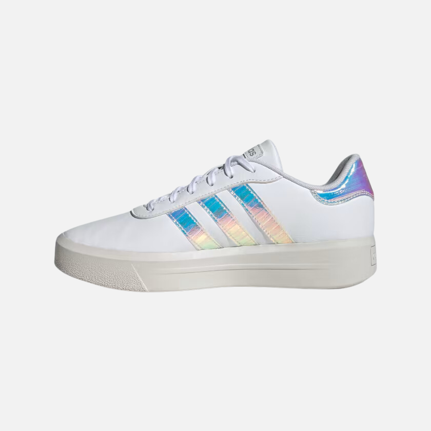 Adidas Court Platform Women's Shoes -Cloud White/Almost Pink/Crystal White