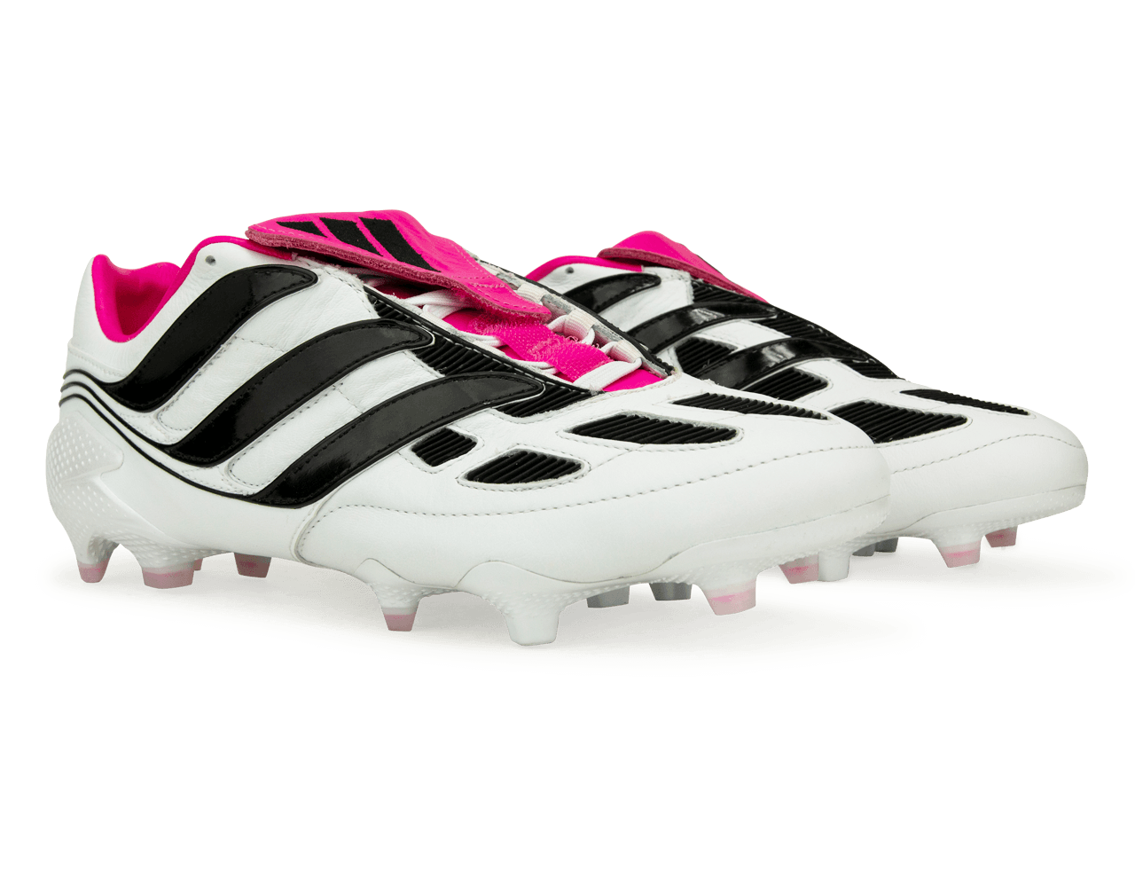 adidas Men's Predator Precision.1 FG K-Leather Cloud White/Pink/Black