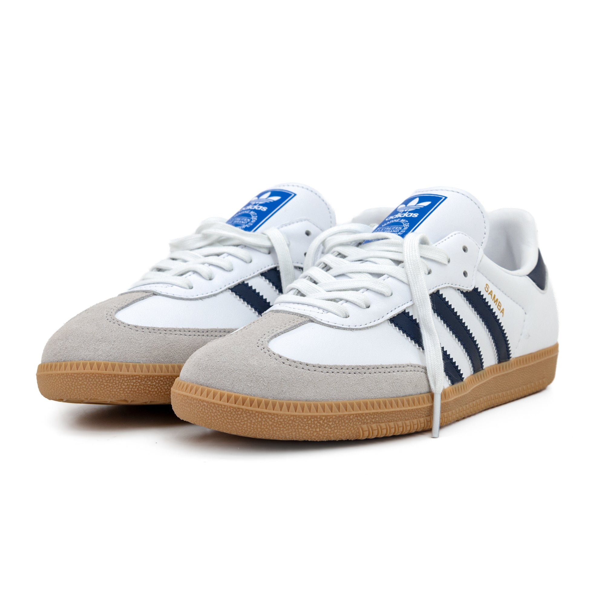 adidas Samba OG Cloud White/Indigo/Gum IF3814