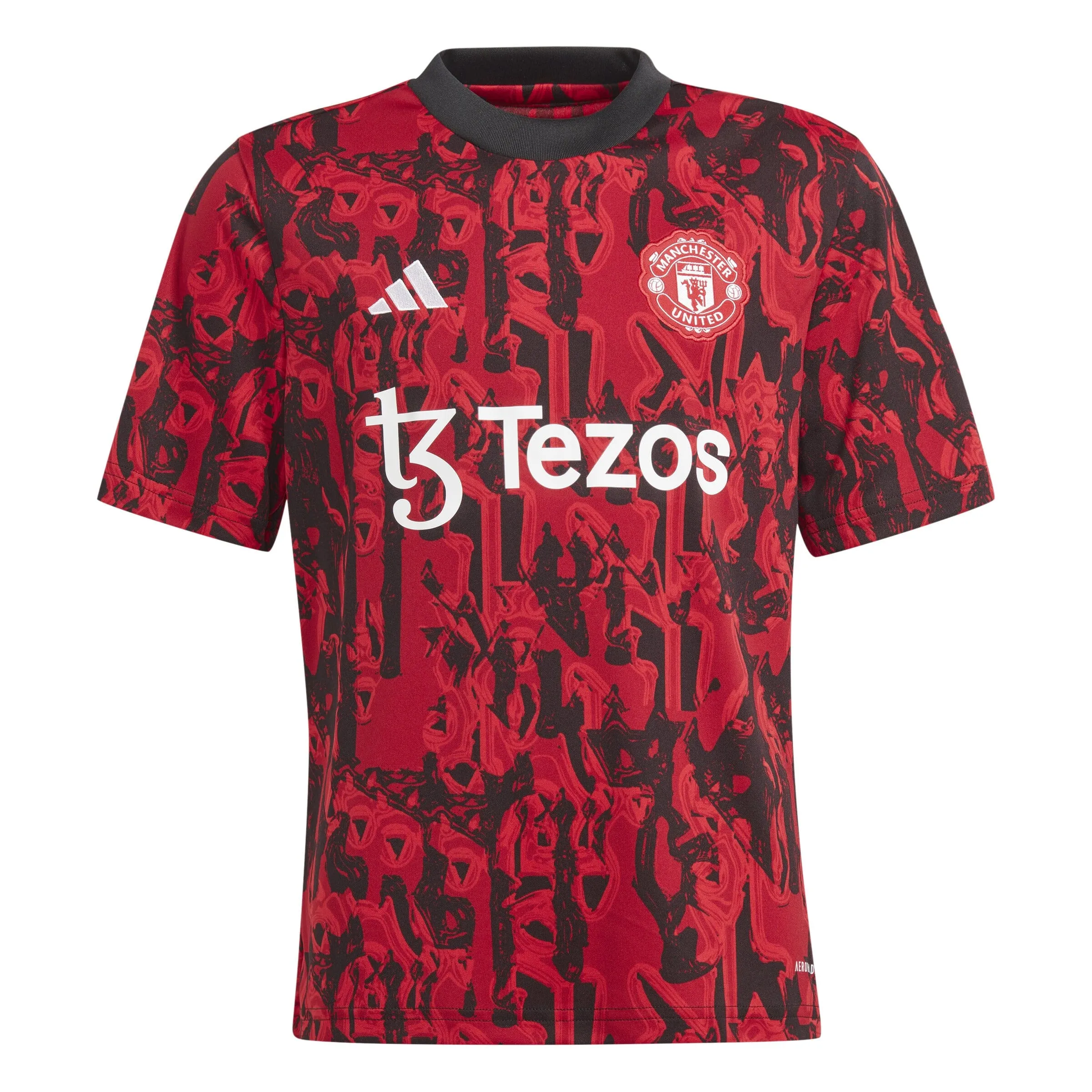 adidas Youth Manchester United 23/24 Pre Match Shirt | IA7243