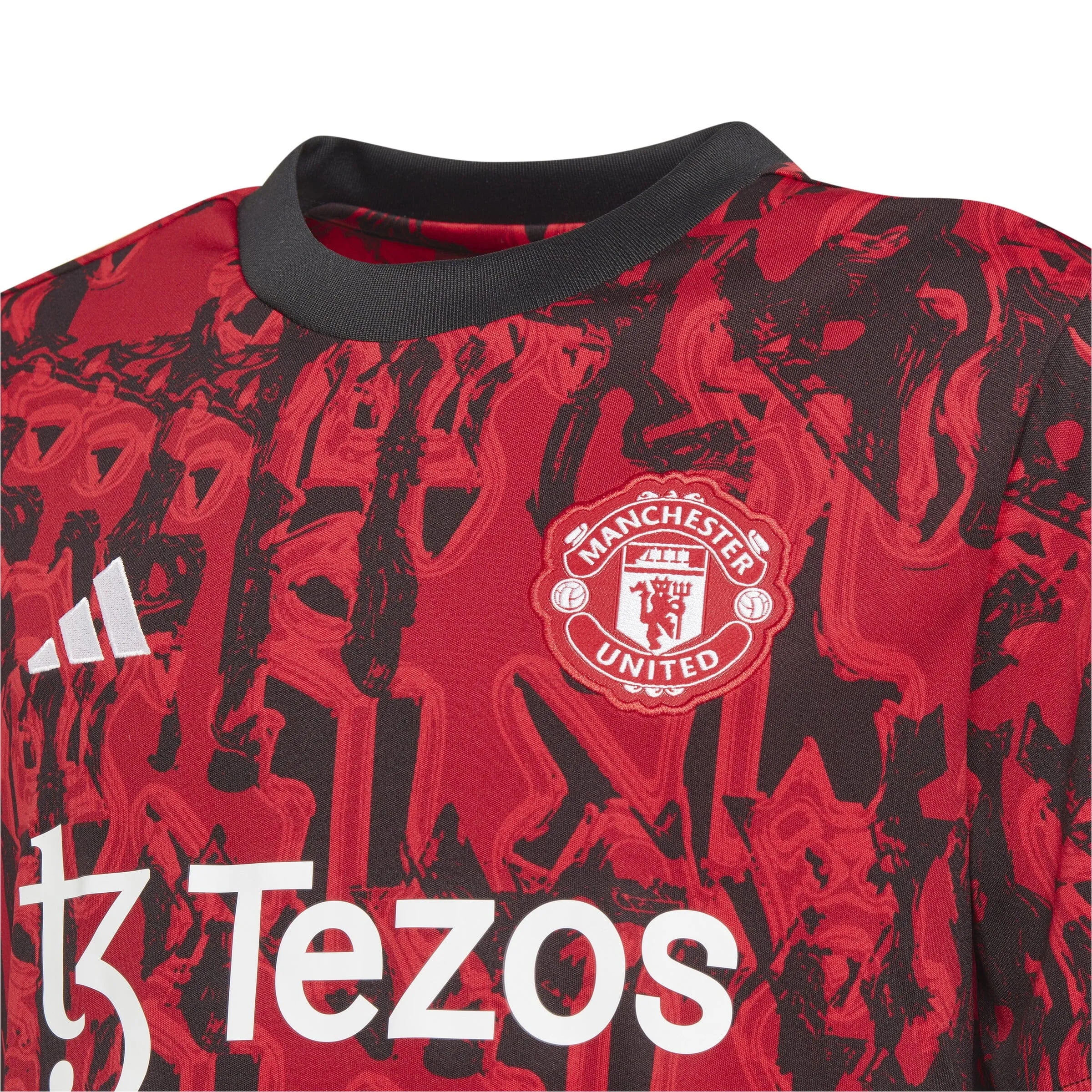 adidas Youth Manchester United 23/24 Pre Match Shirt | IA7243