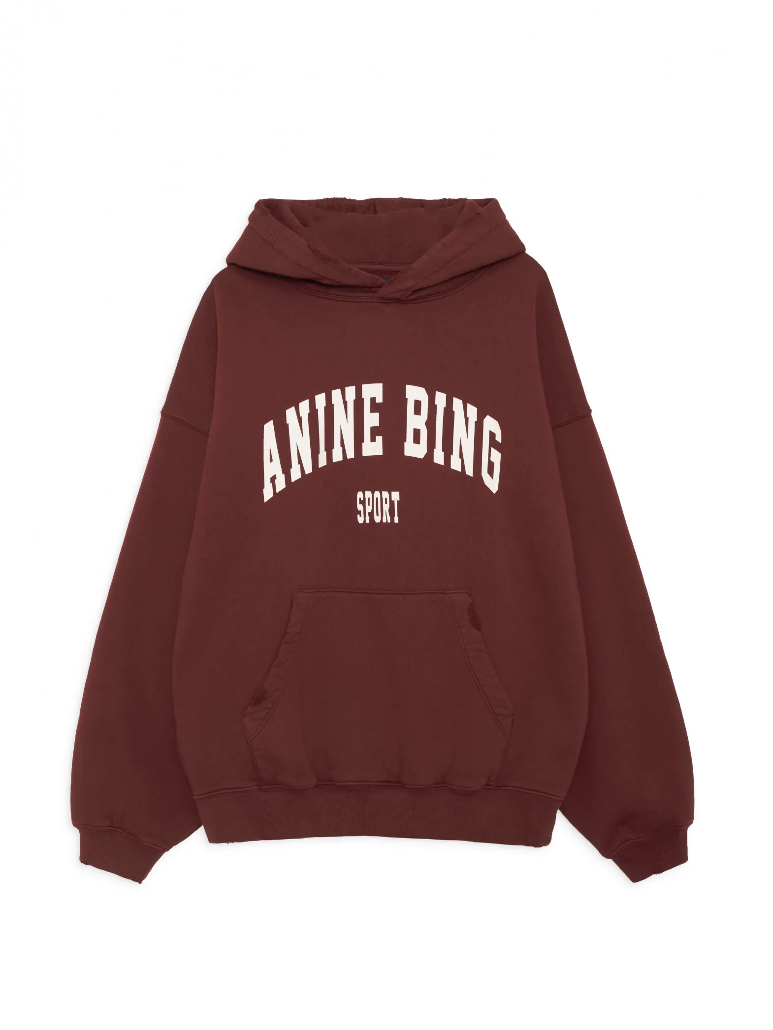 ANINE BING SWEATER HARVEY DARK CHERRY