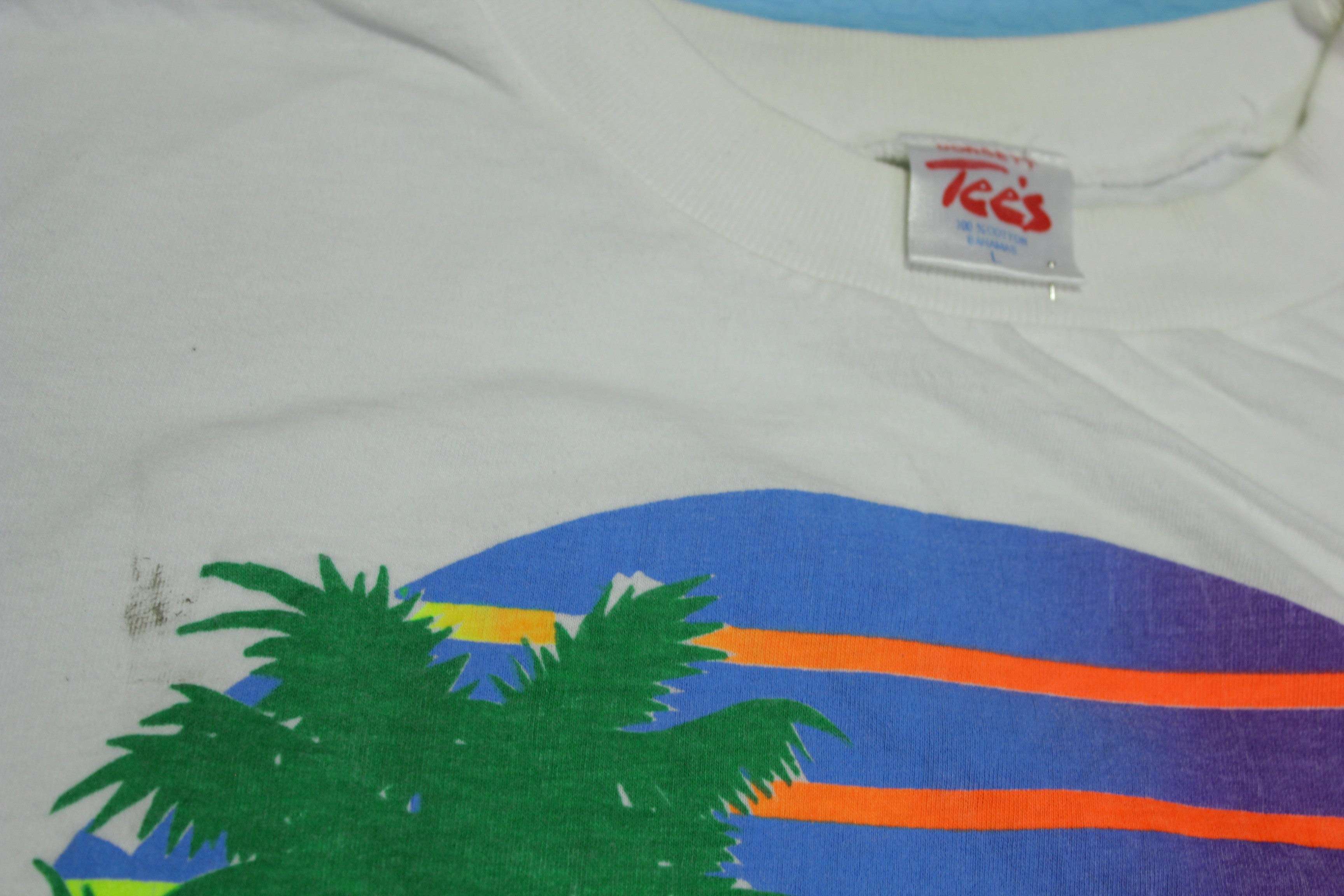 Bahamas Vintage 80's Sunset Beach Dorsett Tees Single Stitch Tourist T-Shirt