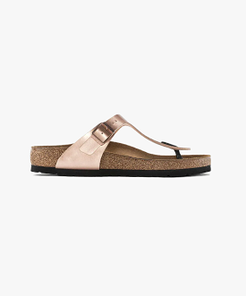 Birkenstock Gizeh Birko-Flor Metallic Copper Sandals