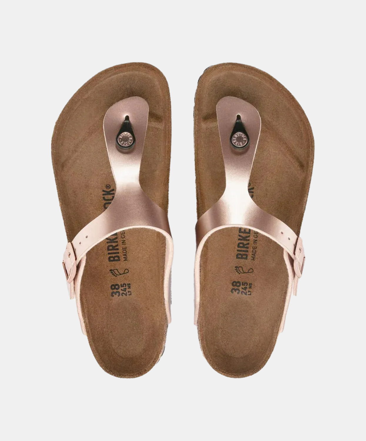 Birkenstock Gizeh Birko-Flor Metallic Copper Sandals