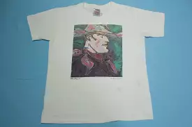 BRONCO Stefan Georg Originals 1991 Vintage 90's NYC Oneita Single Stitch Art T-Shirt