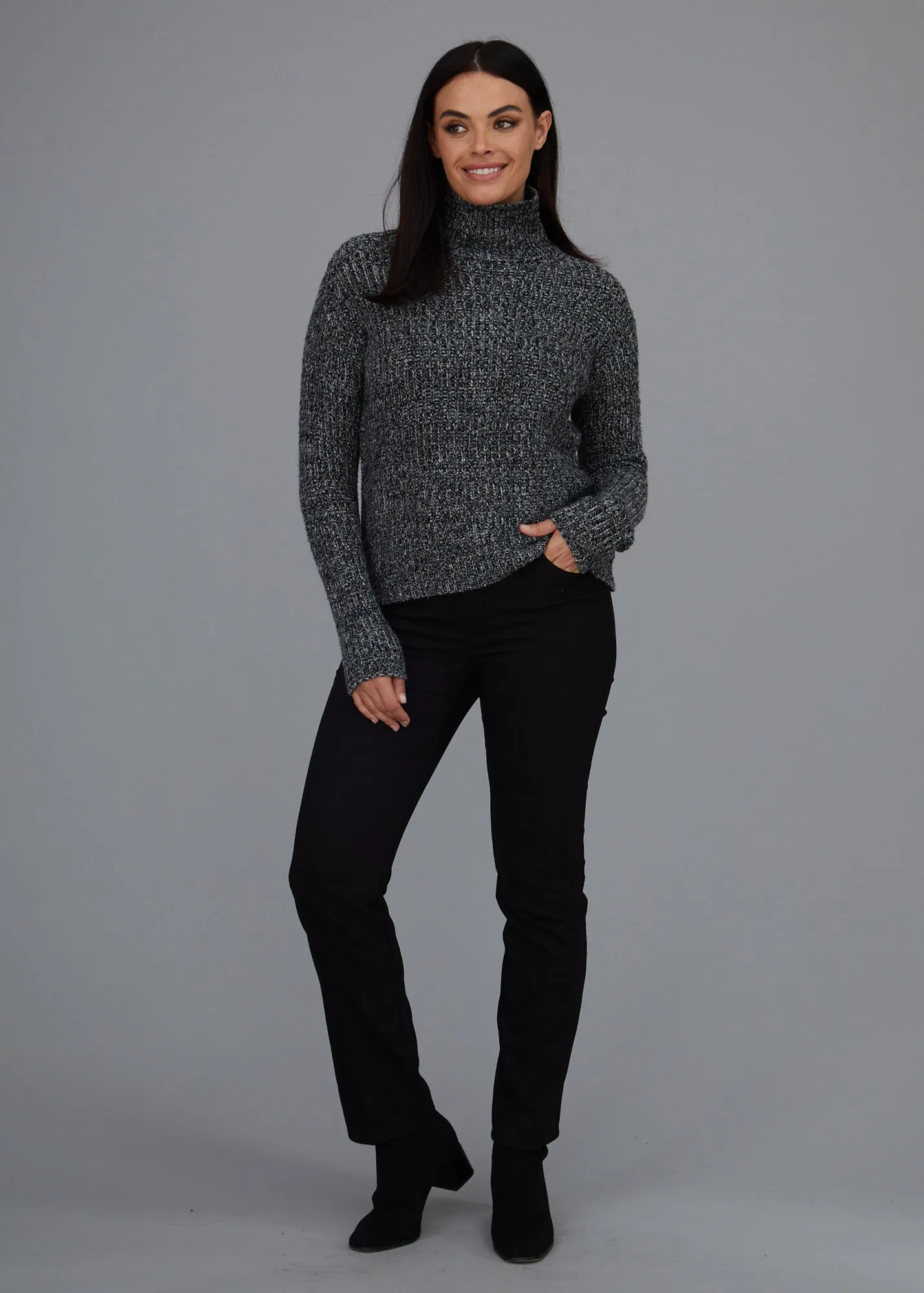 Cozy Mock Neck Sweater: FINAL SALE