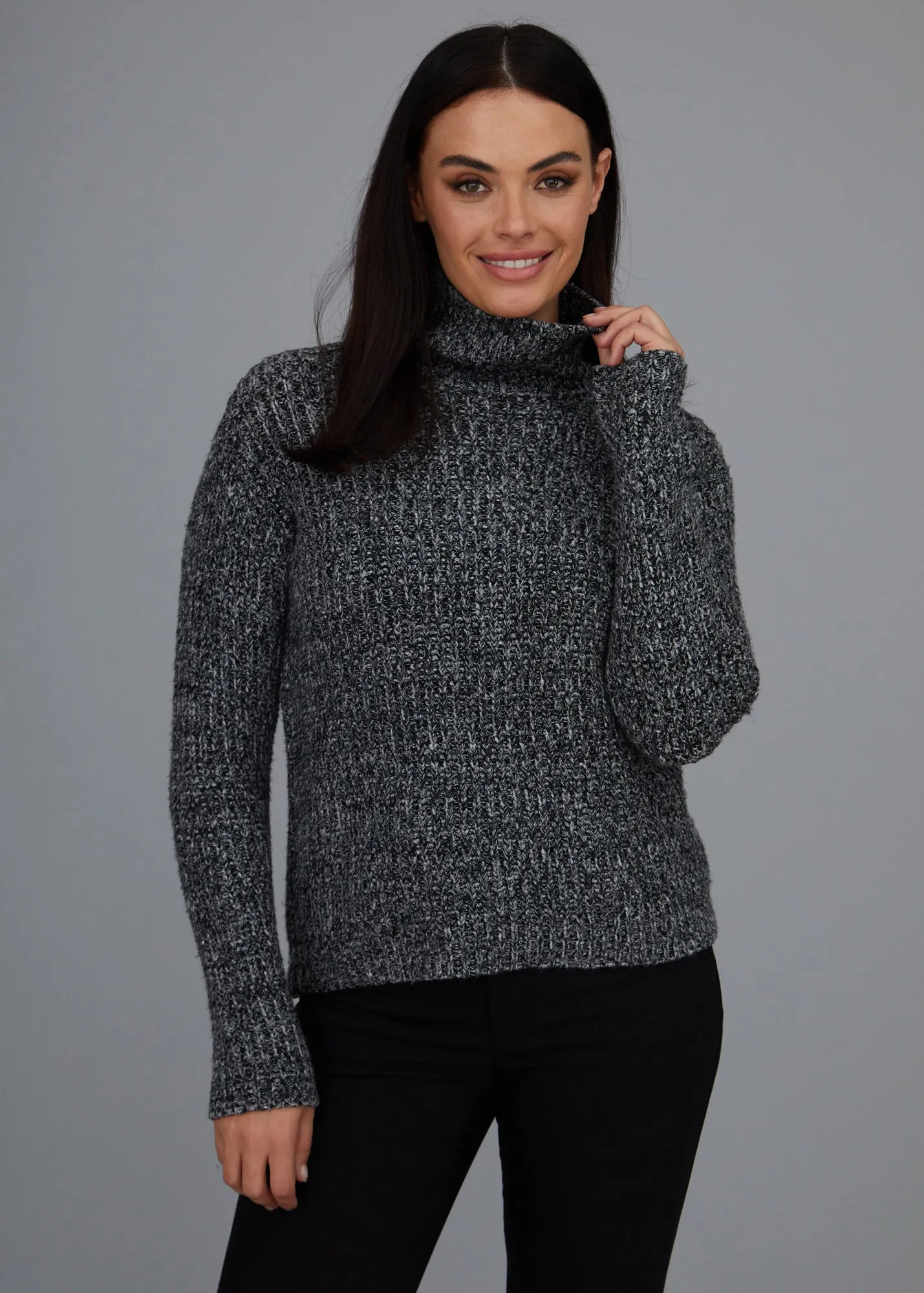 Cozy Mock Neck Sweater: FINAL SALE