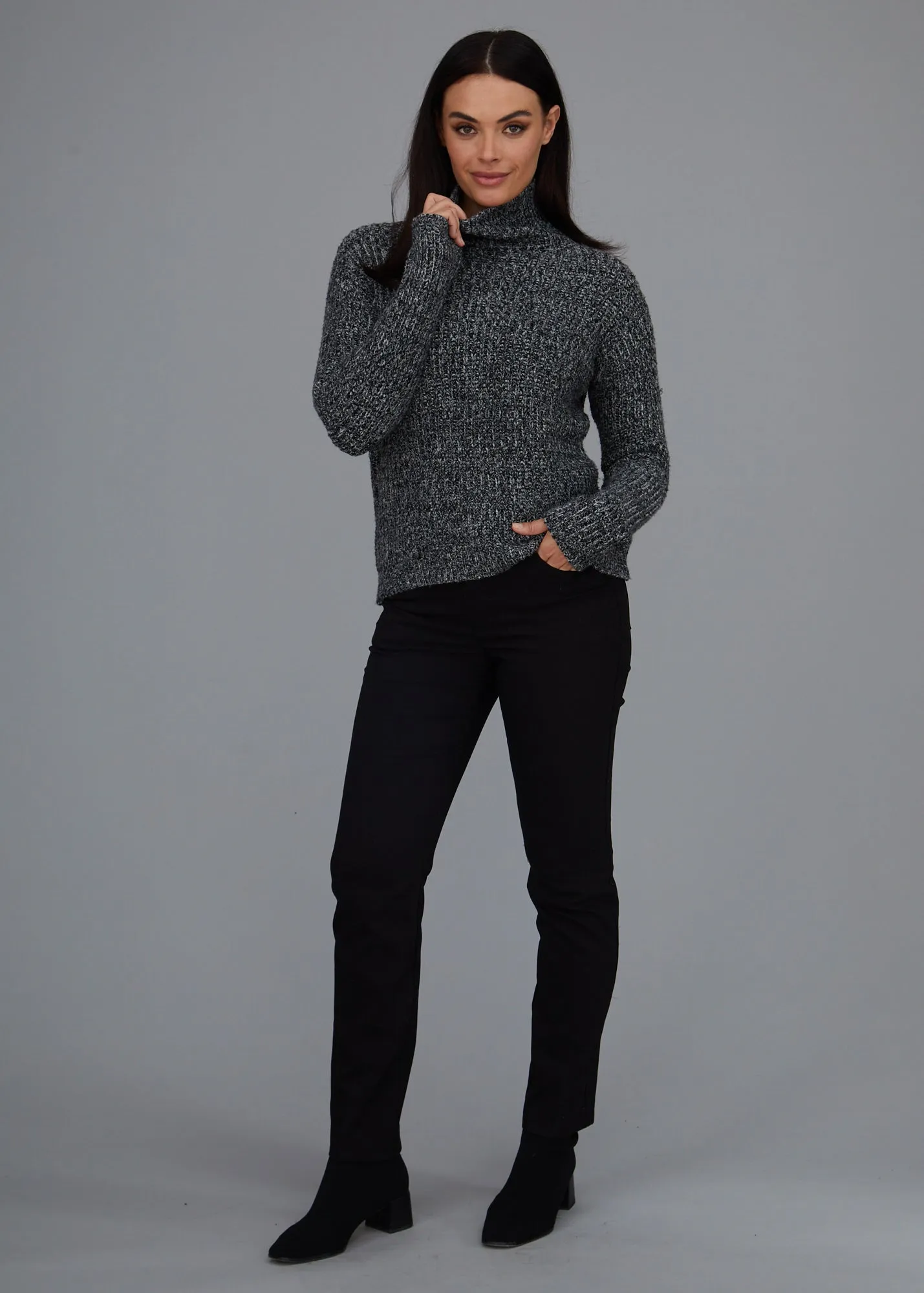 Cozy Mock Neck Sweater: FINAL SALE