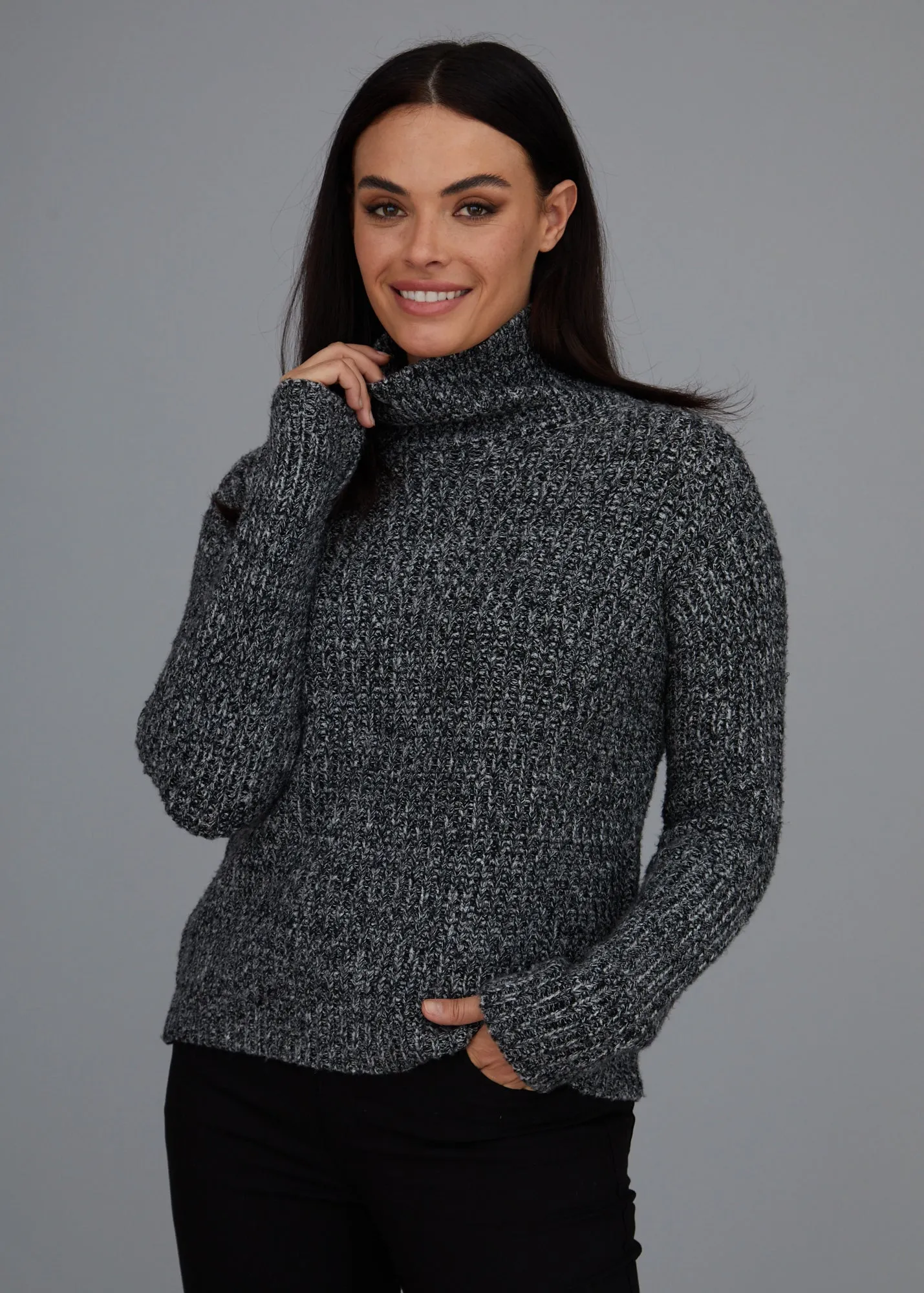 Cozy Mock Neck Sweater: FINAL SALE