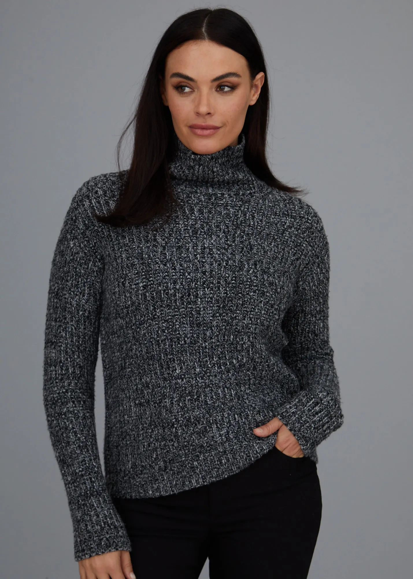 Cozy Mock Neck Sweater: FINAL SALE