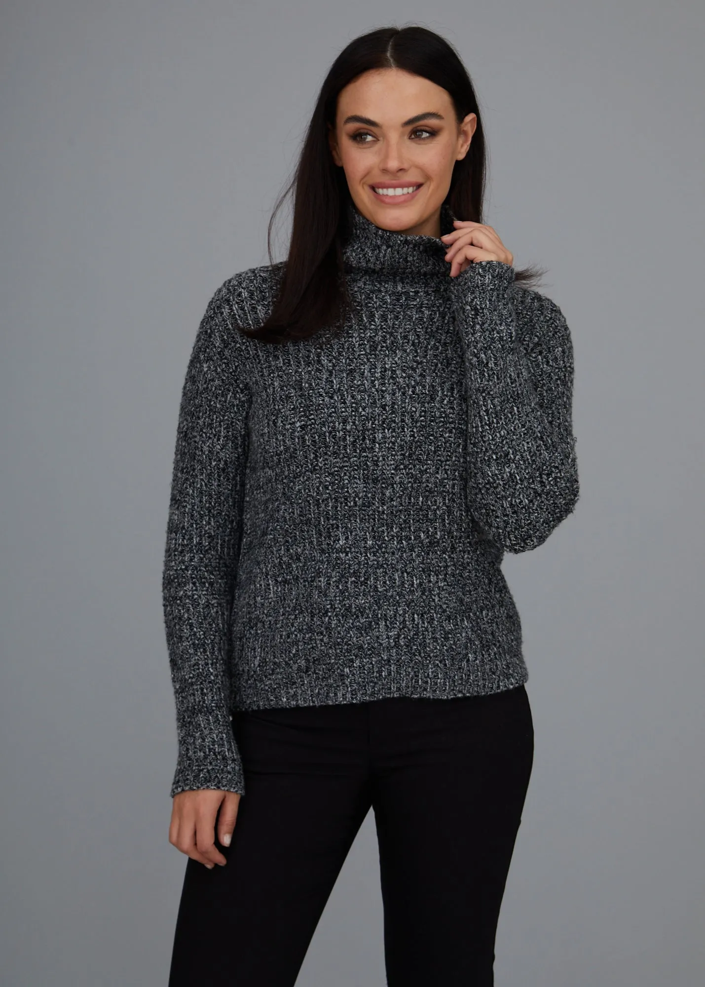 Cozy Mock Neck Sweater: FINAL SALE