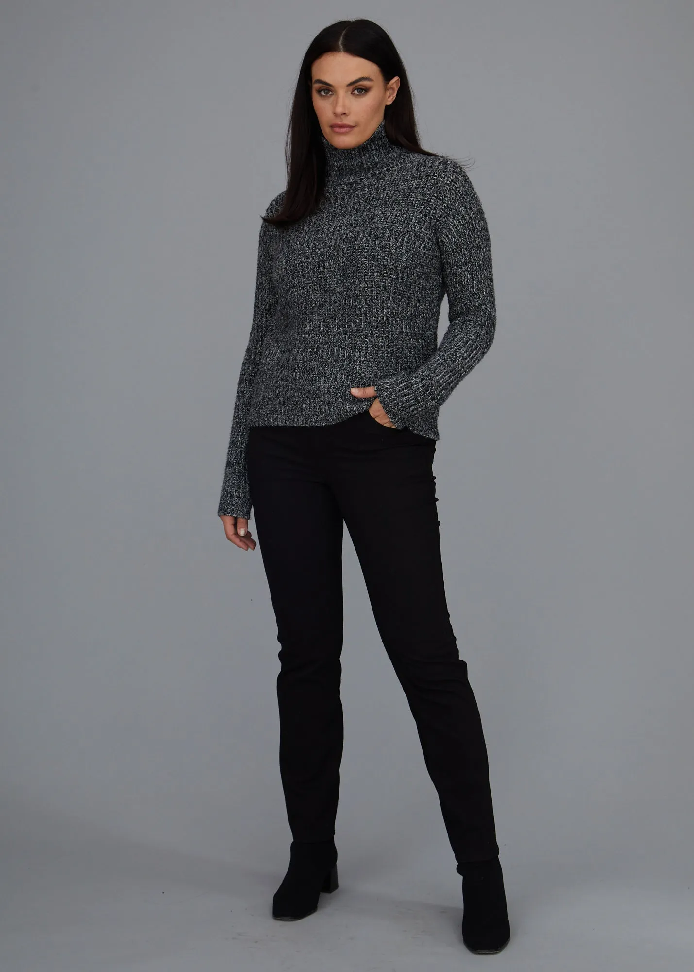 Cozy Mock Neck Sweater: FINAL SALE