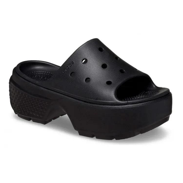 Crocs Classic Platform 209346 Stomp Slide Black