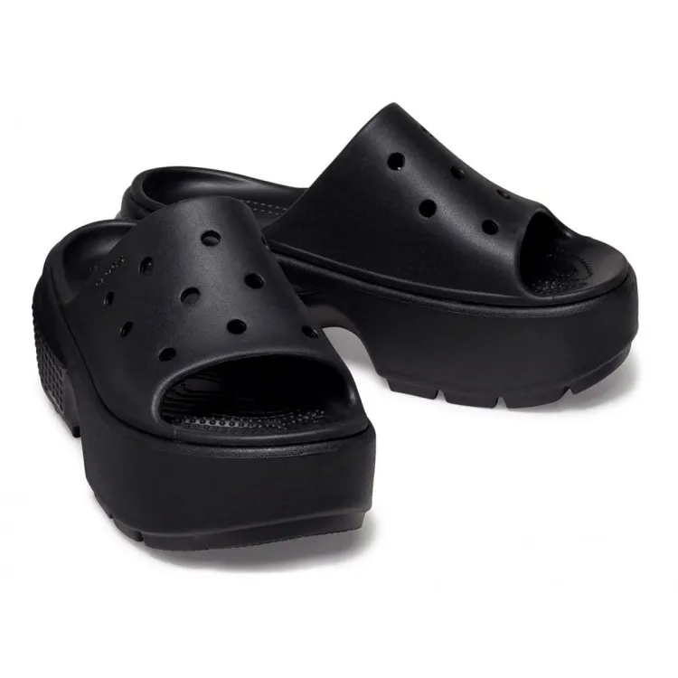 Crocs Classic Platform 209346 Stomp Slide Black