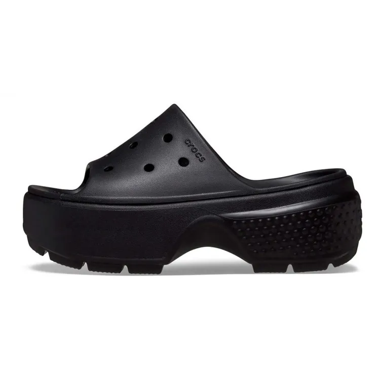 Crocs Classic Platform 209346 Stomp Slide Black