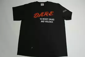 Dare to Resist Drugs and Violence Vintage 80's Oneita Single Stitch T-Shirt