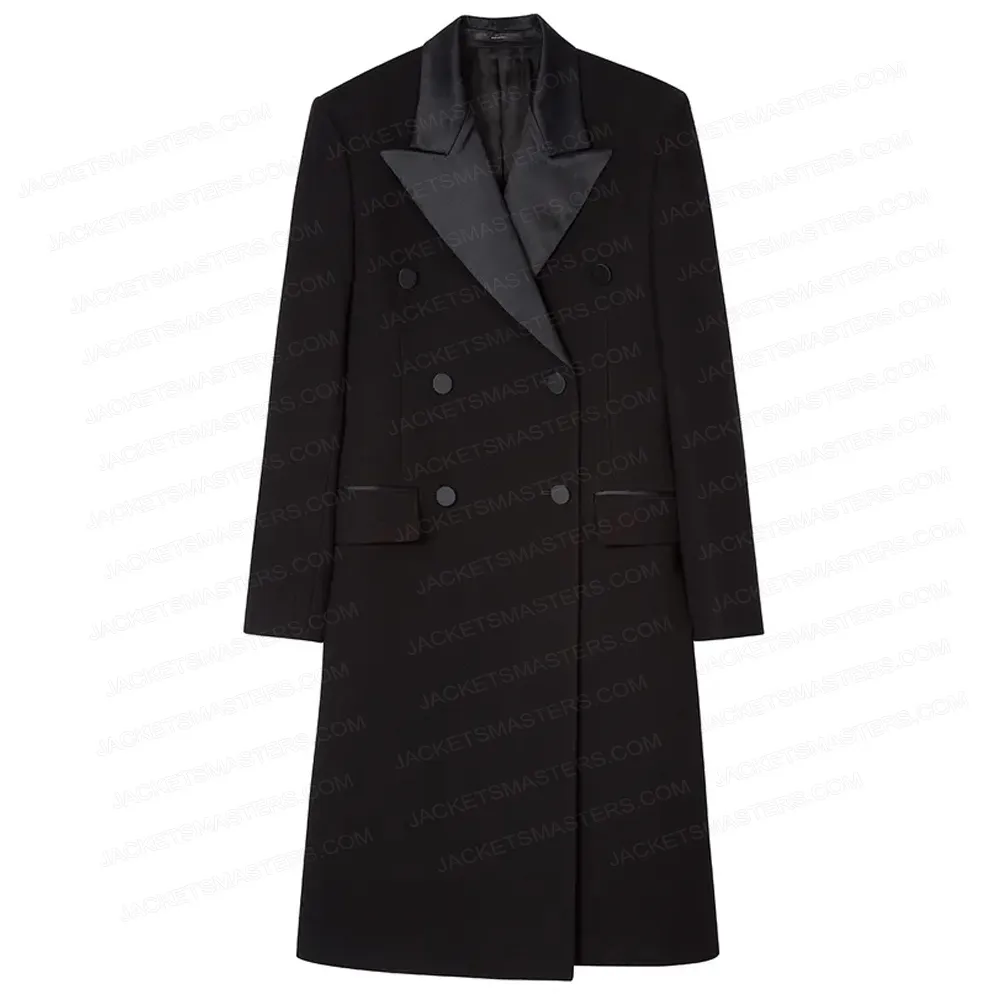 Doctor Who Jodie Whittaker Black Wool Coat