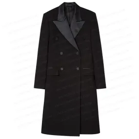 Doctor Who Jodie Whittaker Black Wool Coat