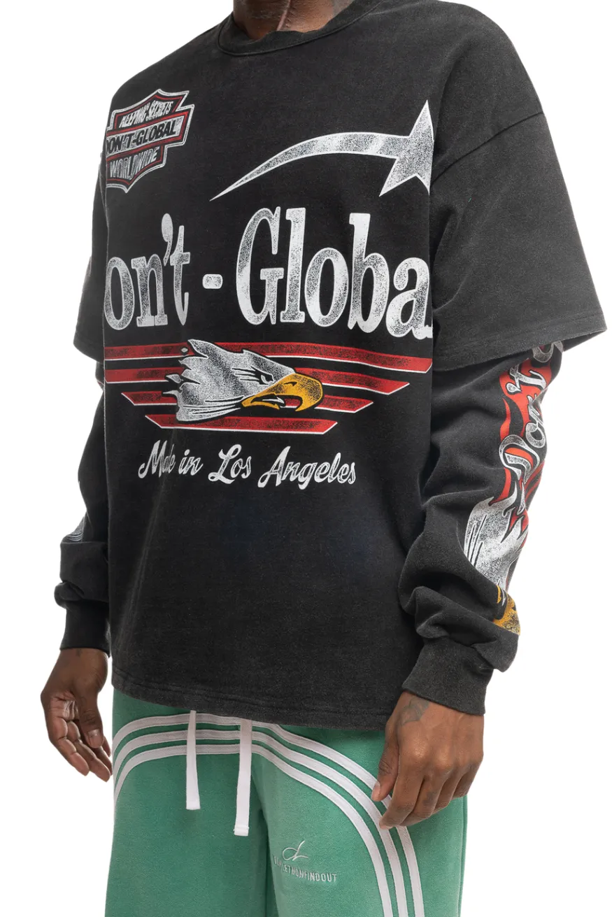 DON’T Global Double-layered T-shirt