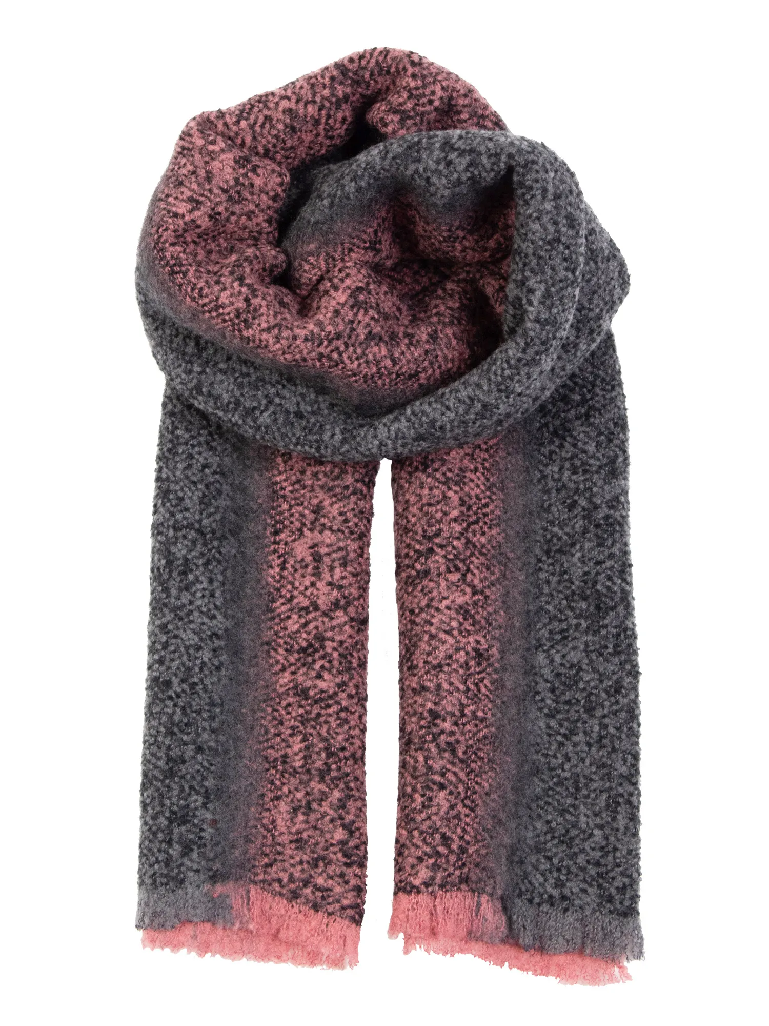 Duospina Scarf Grey/Pink 