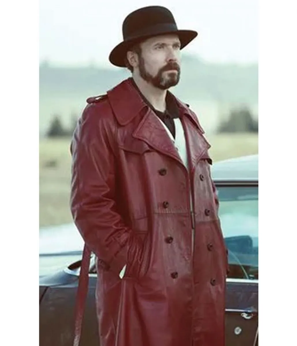 Fargo Gale Kitchen Brown Leather Coat