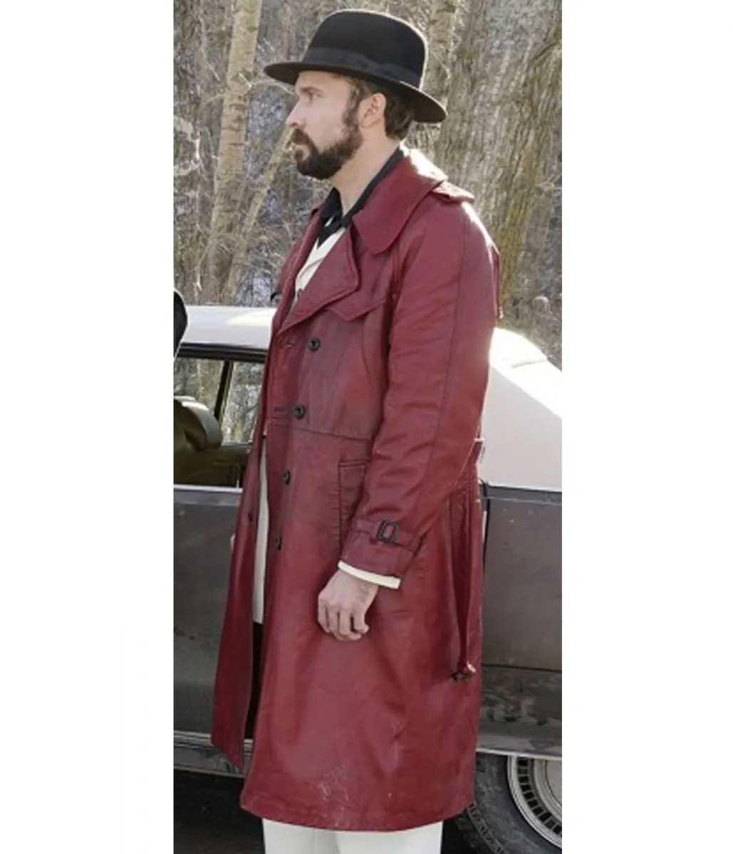 Fargo Gale Kitchen Brown Leather Coat