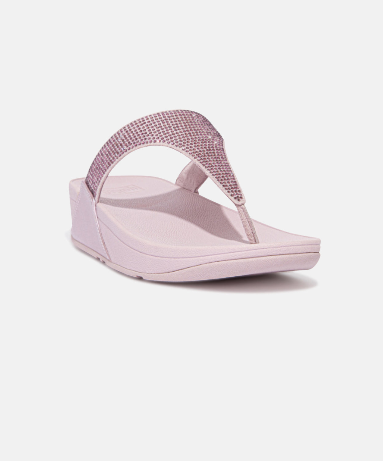 FitFlop Lulu Crystal Embellished Toe Post Sandals Purple