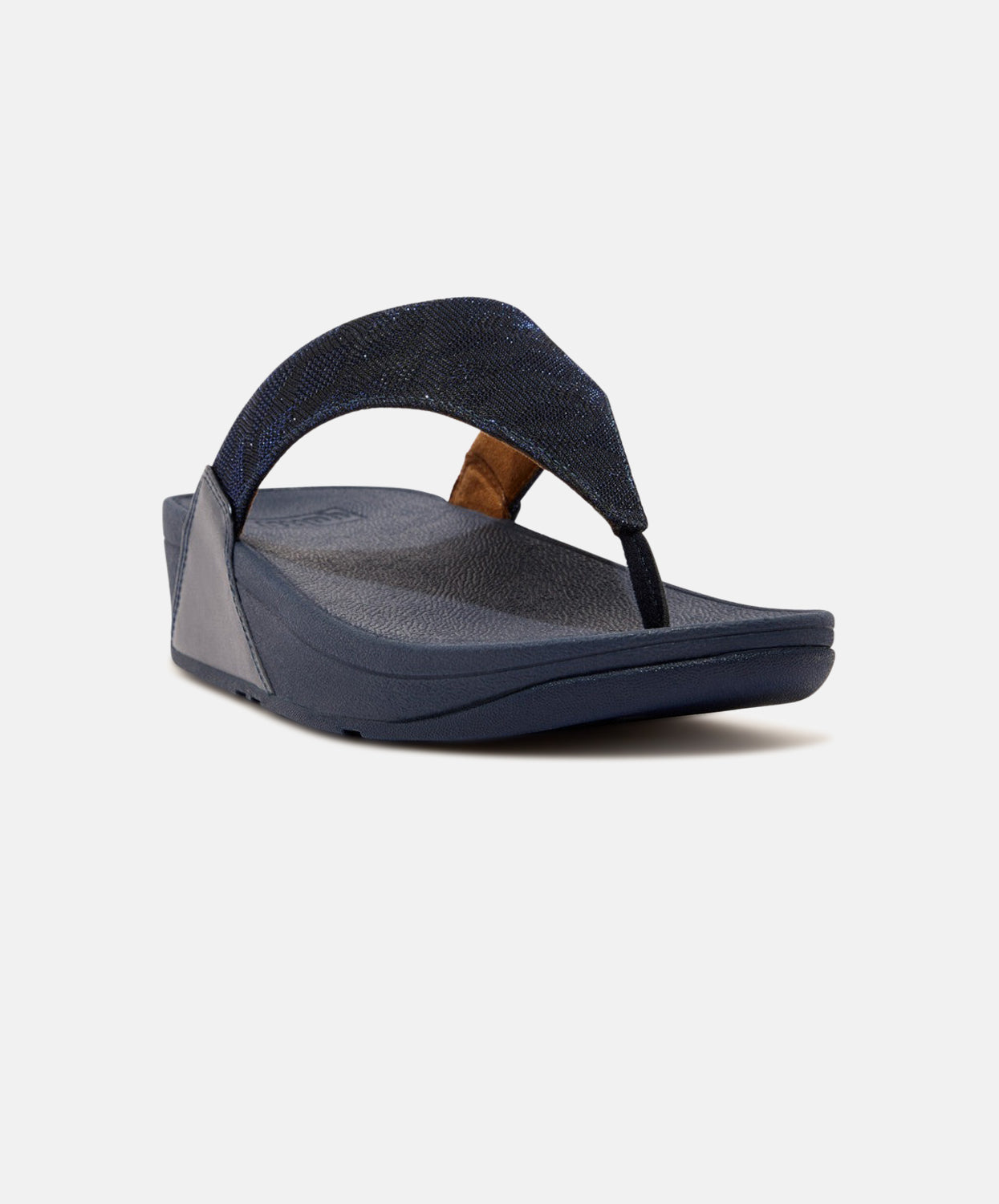 FitFlop Lulu Glitz Toe Post Sandals Navy