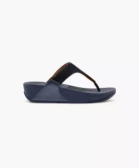 FitFlop Lulu Glitz Toe Post Sandals Navy