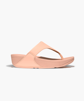 Fitflop Lulu Leather Toe Post Blush