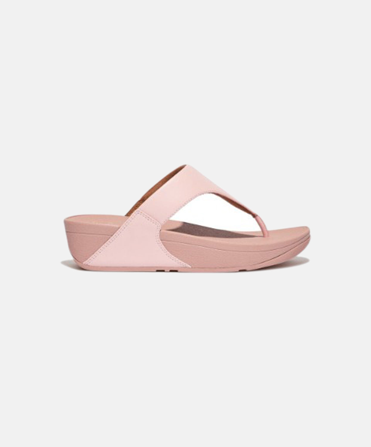 FitFlop Lulu Leather Toe Post Sandals Pink