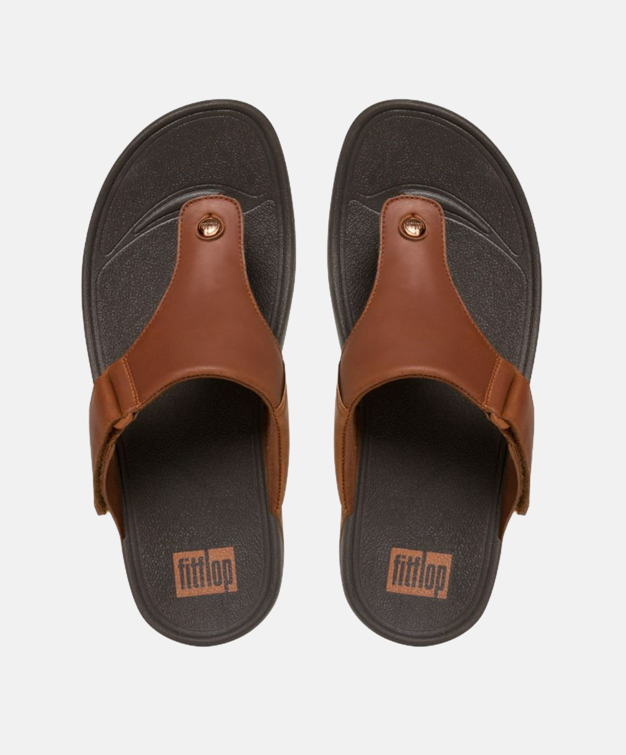 FitFlop Trakk II Toe Post Mens Sandals Brown