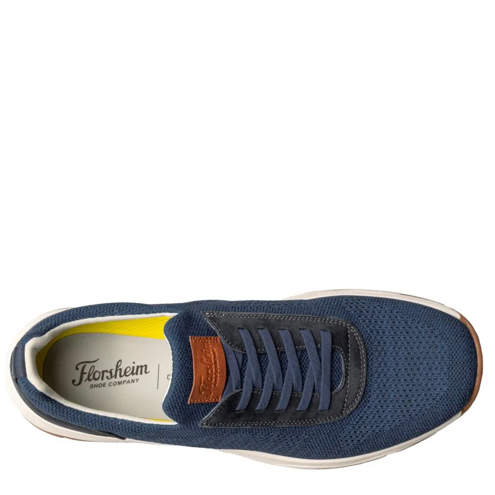 FLORSHEIM  MENS SATELLITE KNIT ELASTIC LACE SNEAKER