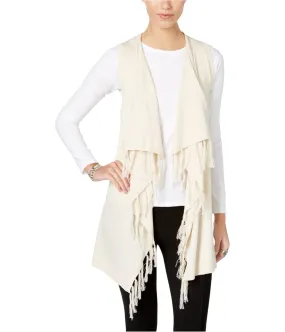 G.H. Bass & Co. Womens Fringe Cardigan Sweater