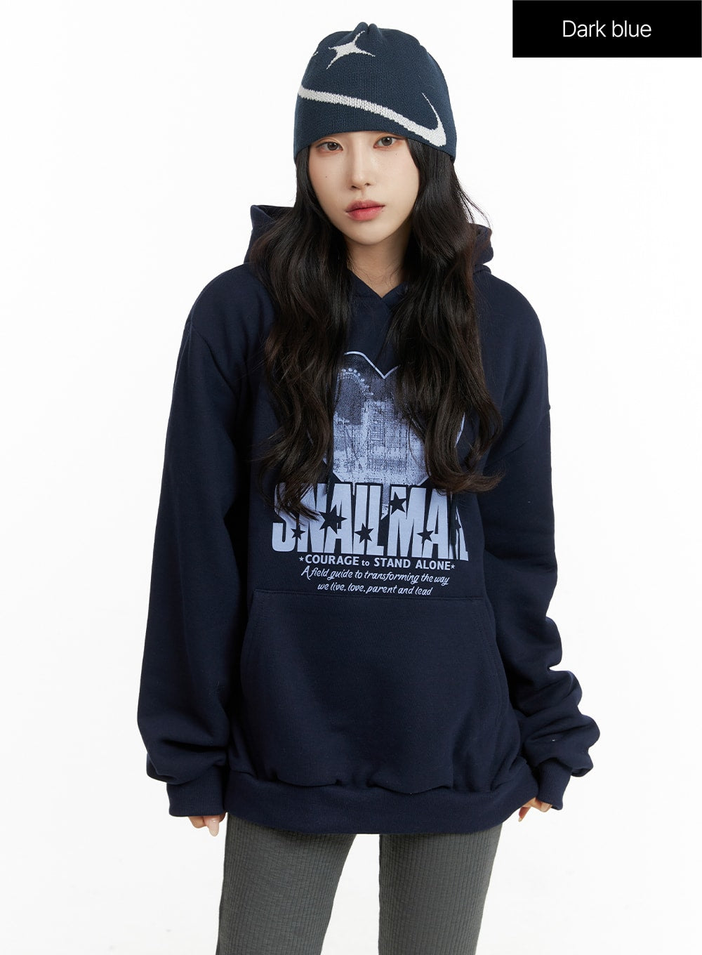 Graphic Oversized Hoodie CF415