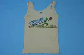 Hawaii Surf A Touch Of Class Made in USA Vintage 80's Sportique Tank Top Shirt