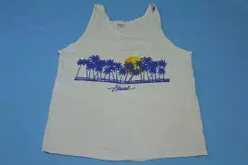 Hawaii Surf Made in USA Vintage 80's Stedman Tank Top Shirt