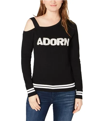 I-N-C Womens Adorn Asymmetrical Pullover Sweater