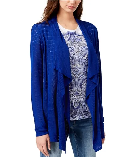 I-N-C Womens Draped Cardigan Sweater, TW5