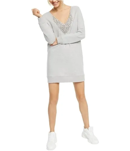 I-N-C Womens Embellished Sweater Dress, TW2