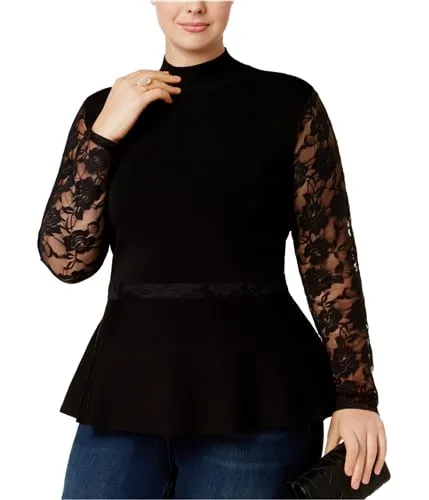 I-N-C Womens Lace Pullover Sweater