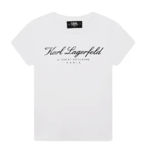 Karl Lagerfeld T-Shirt Logo White